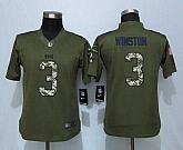 Women Nike Limited Tampa Bay Buccaneers #3 Winston Green Salute To Service Jersey,baseball caps,new era cap wholesale,wholesale hats